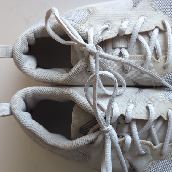 Nike flex runner stroke running light grey off white sneakers - Picture 4 of 14